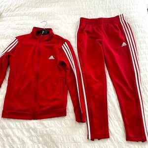 Red Adidas Tracksuit